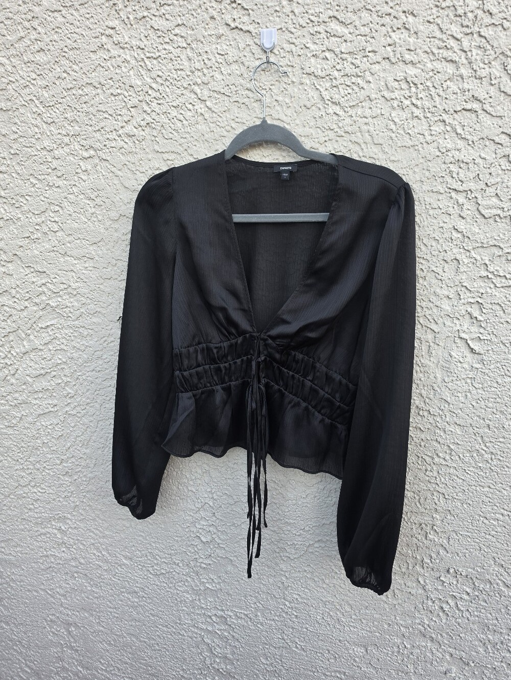 Express Black Blouse